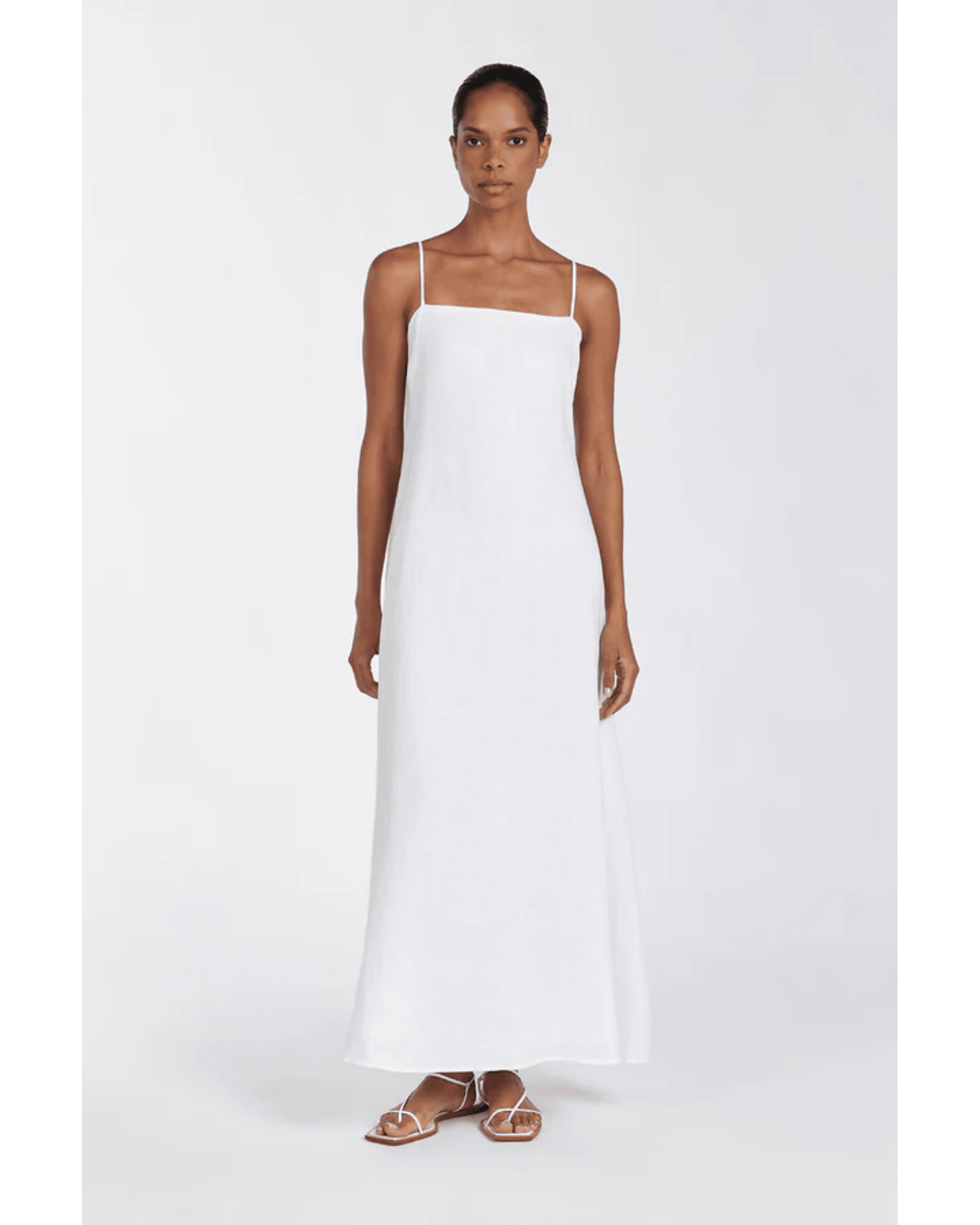 Jen White Linen Dress - Endless - UAE Rental and Resale for Women's Fashion