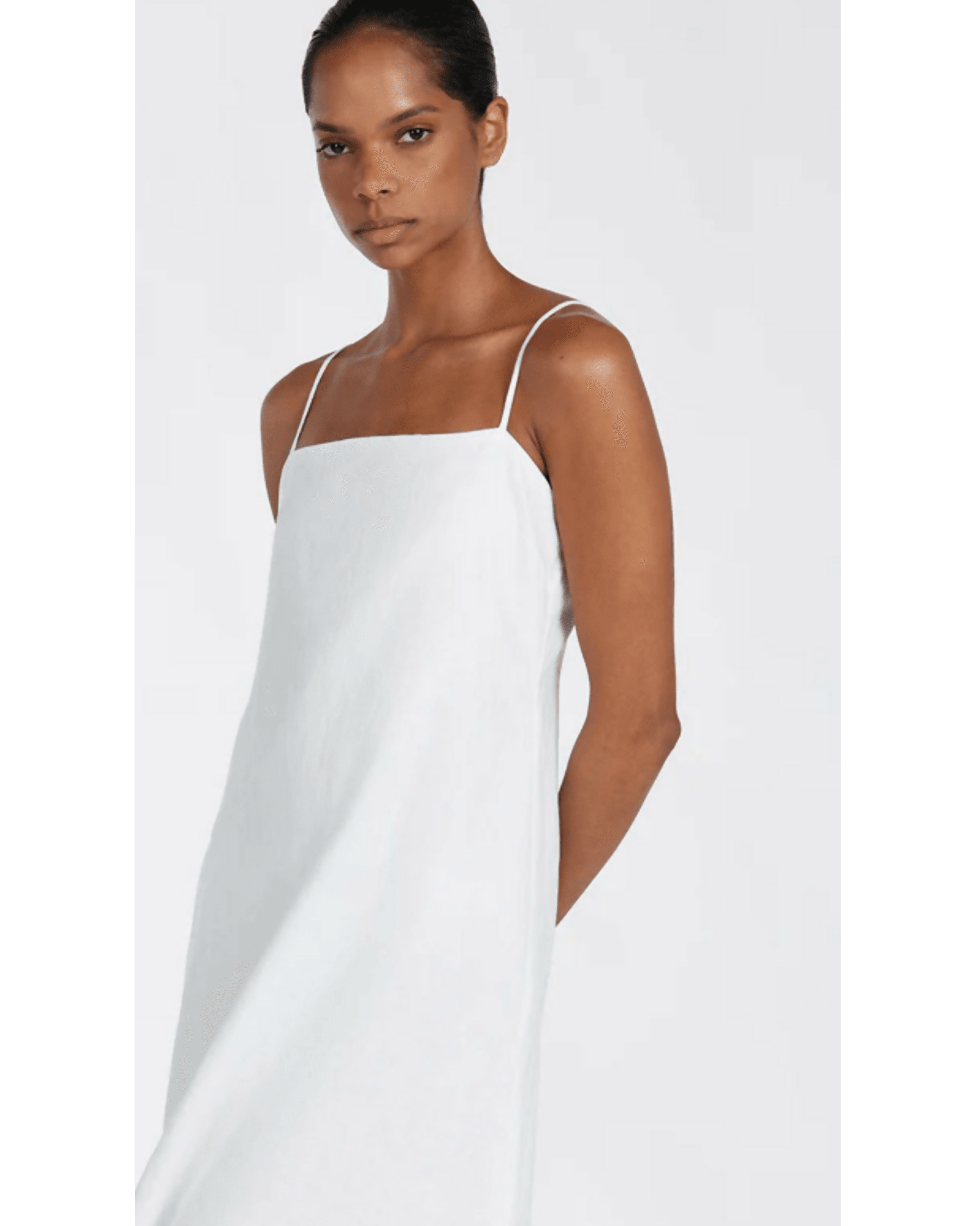Jen White Linen Dress - Endless - UAE Rental and Resale for Women's Fashion