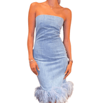 Jenny Denim Dress - Endless - UAE Rental and Resale for Women's Fashion