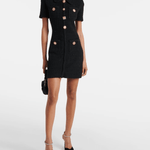 Jewel Button Mini Dress - Endless - UAE Rental and Resale for Women's Fashion