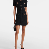 Jewel Button Mini Dress - Endless - UAE Rental and Resale for Women's Fashion