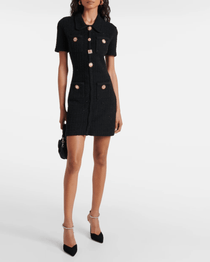 Jewel Button Mini Dress - Endless - UAE Rental and Resale for Women's Fashion