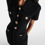 Jewel Button Mini Dress - Endless - UAE Rental and Resale for Women's Fashion