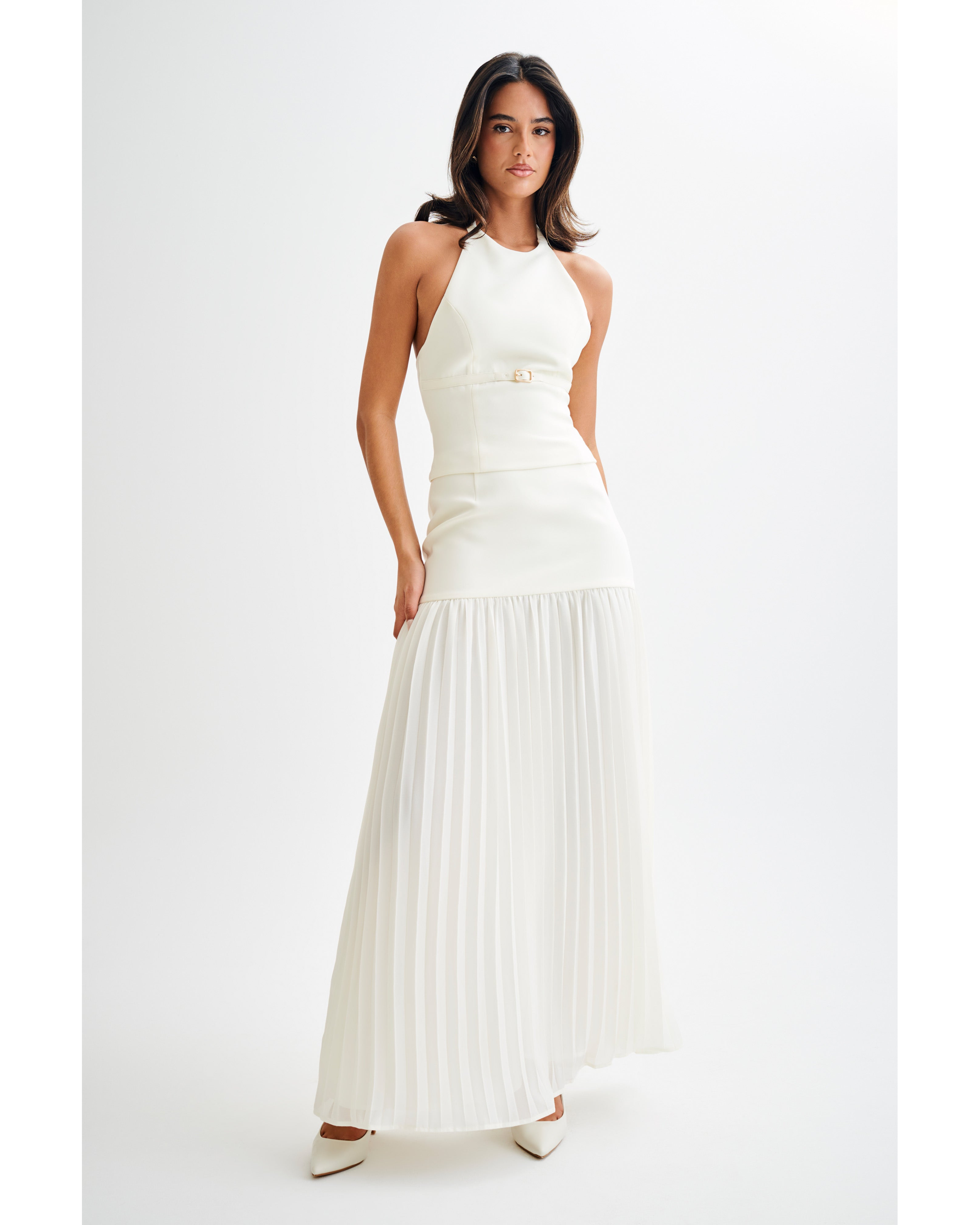 Jillian Pleated Maxi Skirt - Endless - UAE Rental and Resale for Women's Fashion