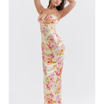 Josefina Ivory Floral Maxi Dress - Endless - UAE Rental and Resale for Women's Fashion