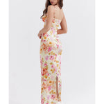 Josefina Ivory Floral Maxi Dress - Endless - UAE Rental and Resale for Women's Fashion