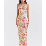 Josefina Ivory Floral Maxi Dress - Endless - UAE Rental and Resale for Women's Fashion
