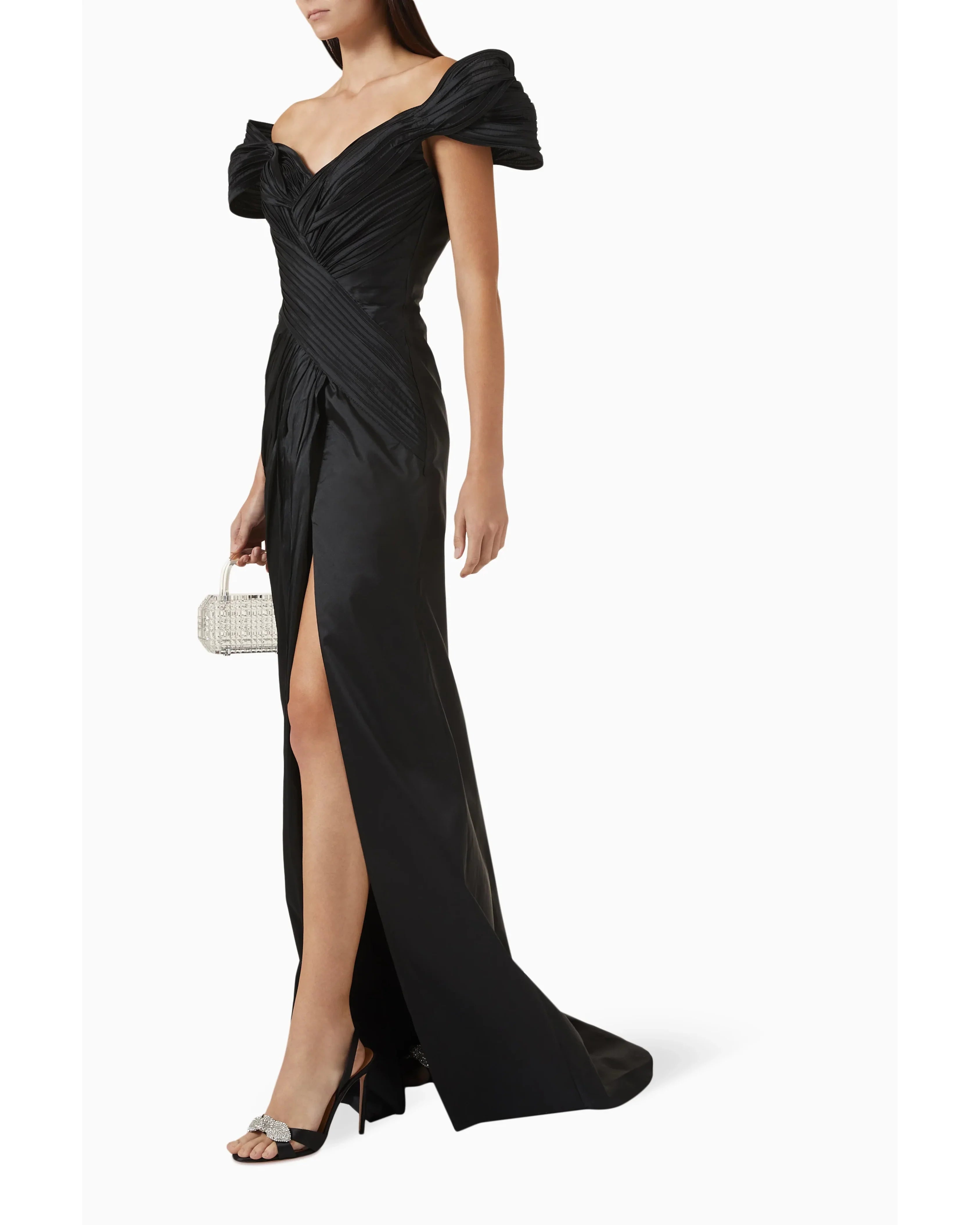Juman Gathered Gown - Endless - UAE Rental and Resale for Women's Fashion