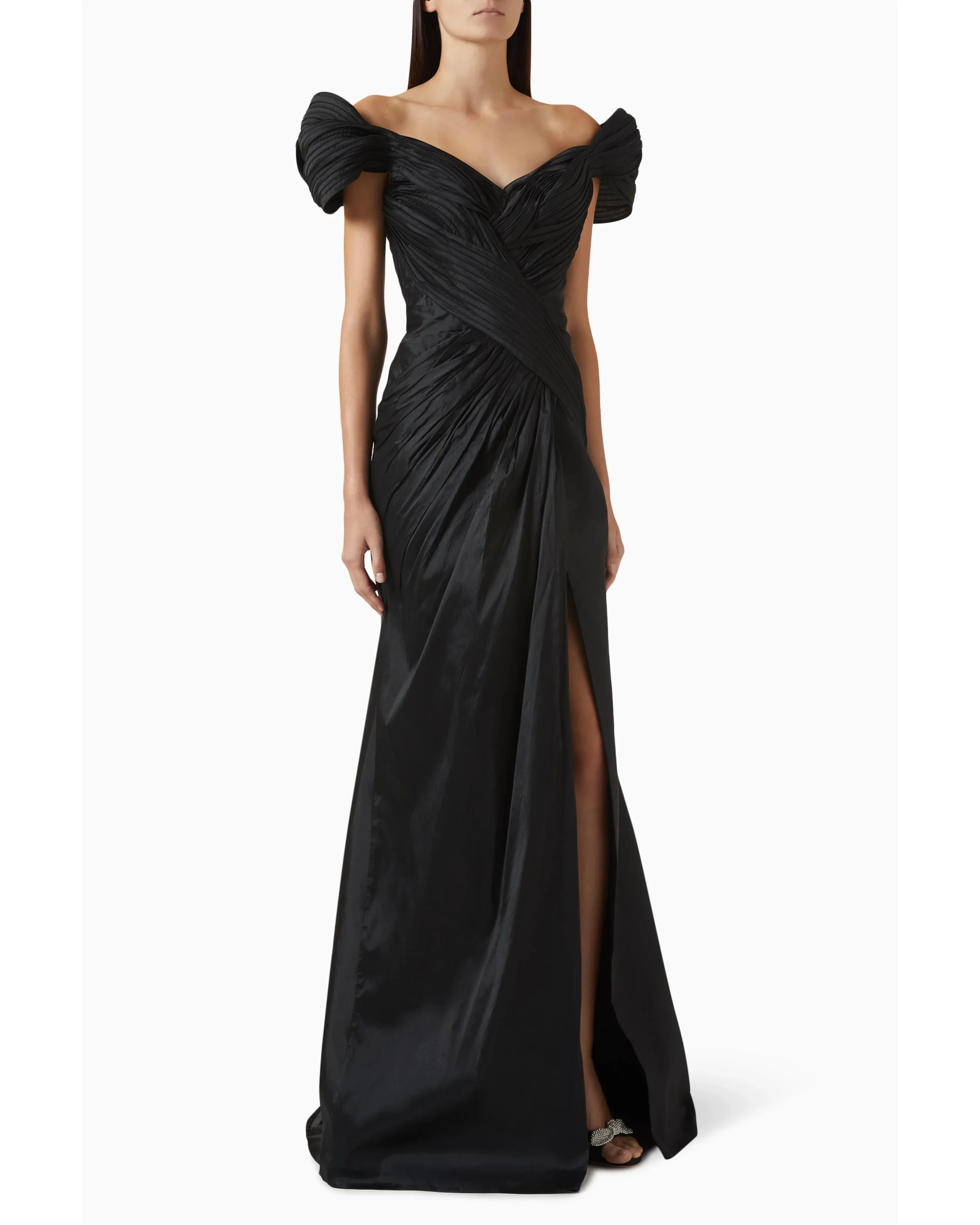 Juman Gathered Gown - Endless - UAE Rental and Resale for Women's Fashion