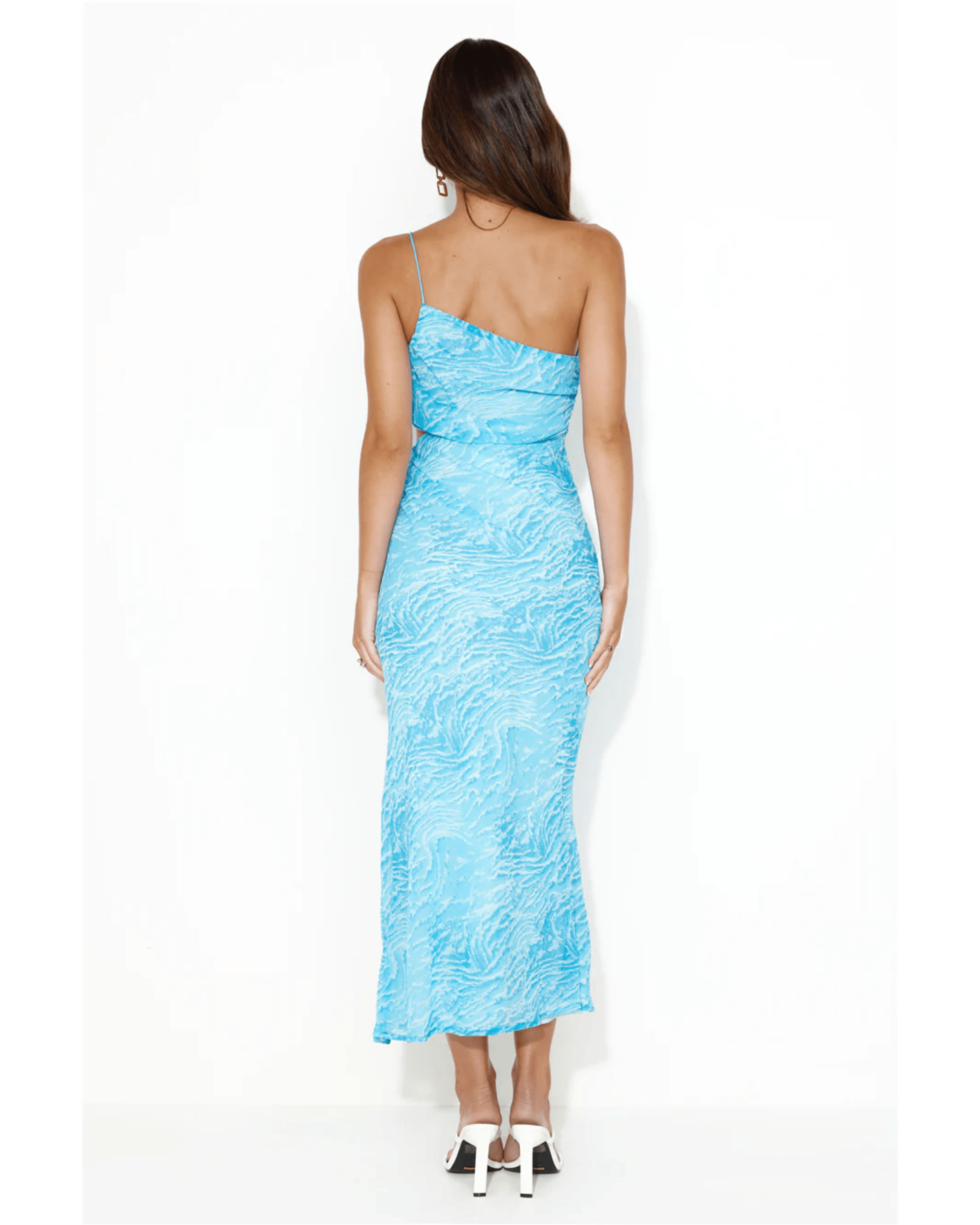 Jump Into It One Shoulder Maxi Dress - Endless - UAE Rental and Resale for Women's Fashion