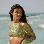 Kaia Glimmer Mermaid Maxi Skirt and Boxy Top Co-ord Set - Endless - UAE Rental and Resale for Women's Fashion