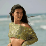 Kaia Glimmer Mermaid Maxi Skirt and Boxy Top Co-ord Set - Endless - UAE Rental and Resale for Women's Fashion