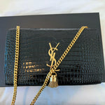 Kate Medium Tassel in Embossed Crocodile - Endless - UAE Rental and Resale for Women's Fashion
