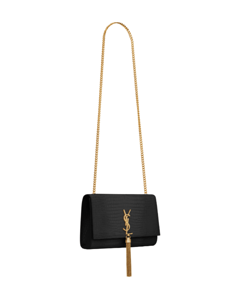 Kate Medium Tassel in Embossed Crocodile - Endless - UAE Rental and Resale for Women's Fashion