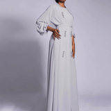 Kimono Open Abaya Chiffon Maxi Dress - Endless - UAE Rental and Resale for Women's Fashion