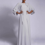 Kimono Open Abaya Chiffon Maxi Dress - Endless - UAE Rental and Resale for Women's Fashion