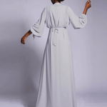 Kimono Open Abaya Chiffon Maxi Dress - Endless - UAE Rental and Resale for Women's Fashion