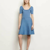 Knit Dress with Square Neckline - Endless - UAE Rental and Resale for Women's Fashion