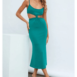 Knotted Cutout Sling Midi Dress - Endless - UAE Rental and Resale for Women's Fashion