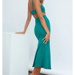 Knotted Cutout Sling Midi Dress - Endless - UAE Rental and Resale for Women's Fashion