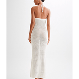 Kyla Floral Crochet Maxi Dress - Endless - UAE Rental and Resale for Women's Fashion