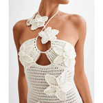 Kyla Floral Crochet Maxi Dress - Endless - UAE Rental and Resale for Women's Fashion