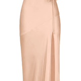 La Lune Bias Cowl Neck Maxi Dress in Desert Rose - Endless - UAE Rental and Resale for Women's Fashion