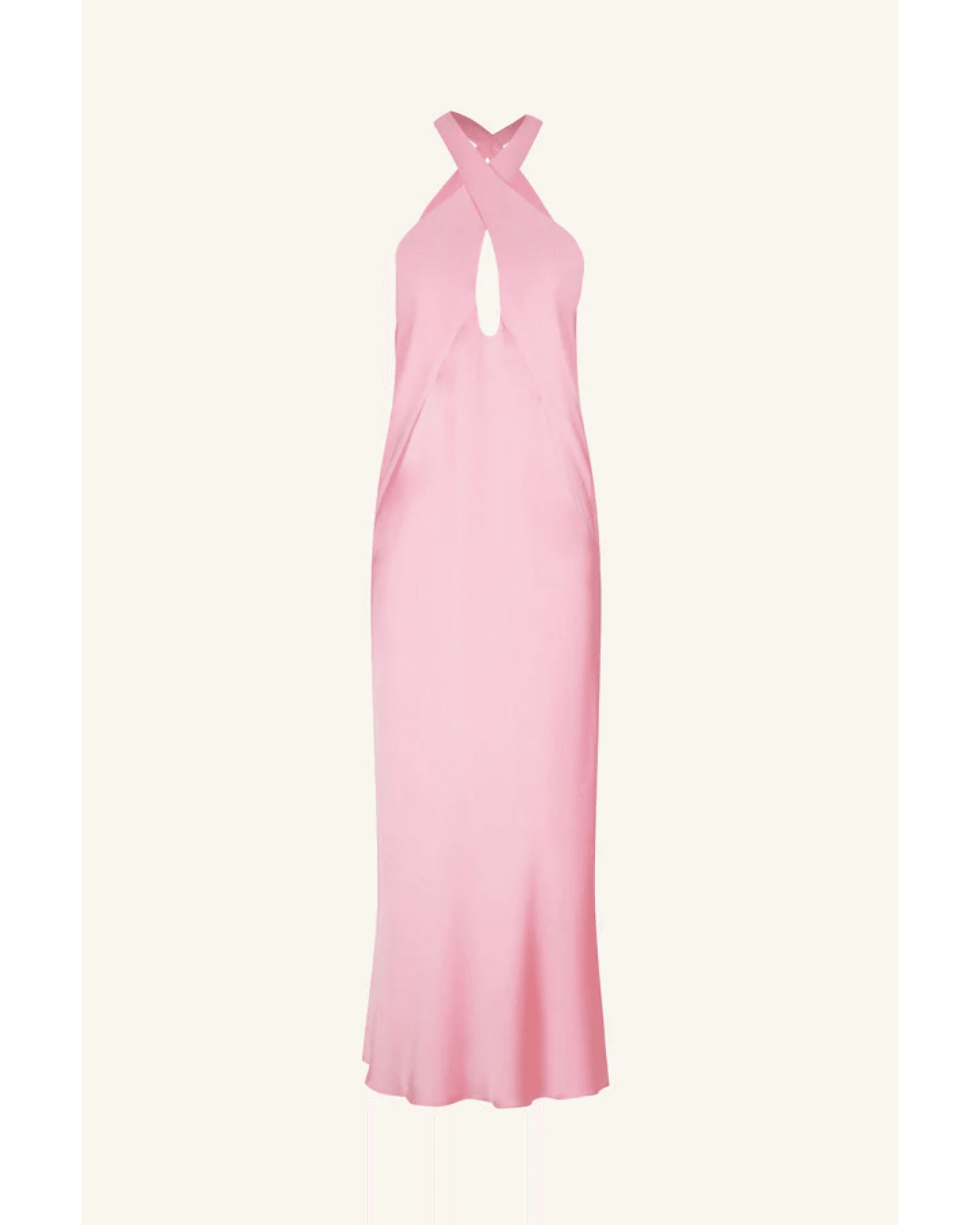 La Lune Cross Front Keyhole Midi Dress - Endless - UAE Rental and Resale for Women's Fashion