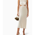La Lune Twist Front Midi Dress - Endless - UAE Rental and Resale for Women's Fashion