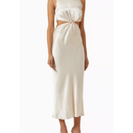 La Lune Twist Front Midi Dress - Endless - UAE Rental and Resale for Women's Fashion