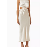 La Lune Twist Front Midi Dress - Endless - UAE Rental and Resale for Women's Fashion