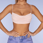 La Rochelle Embellished Strap Crop Top - Endless - UAE Rental and Resale for Women's Fashion