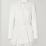 Lace And Satin-trimmed Crepe Playsuit - Endless - UAE Rental and Resale for Women's Fashion