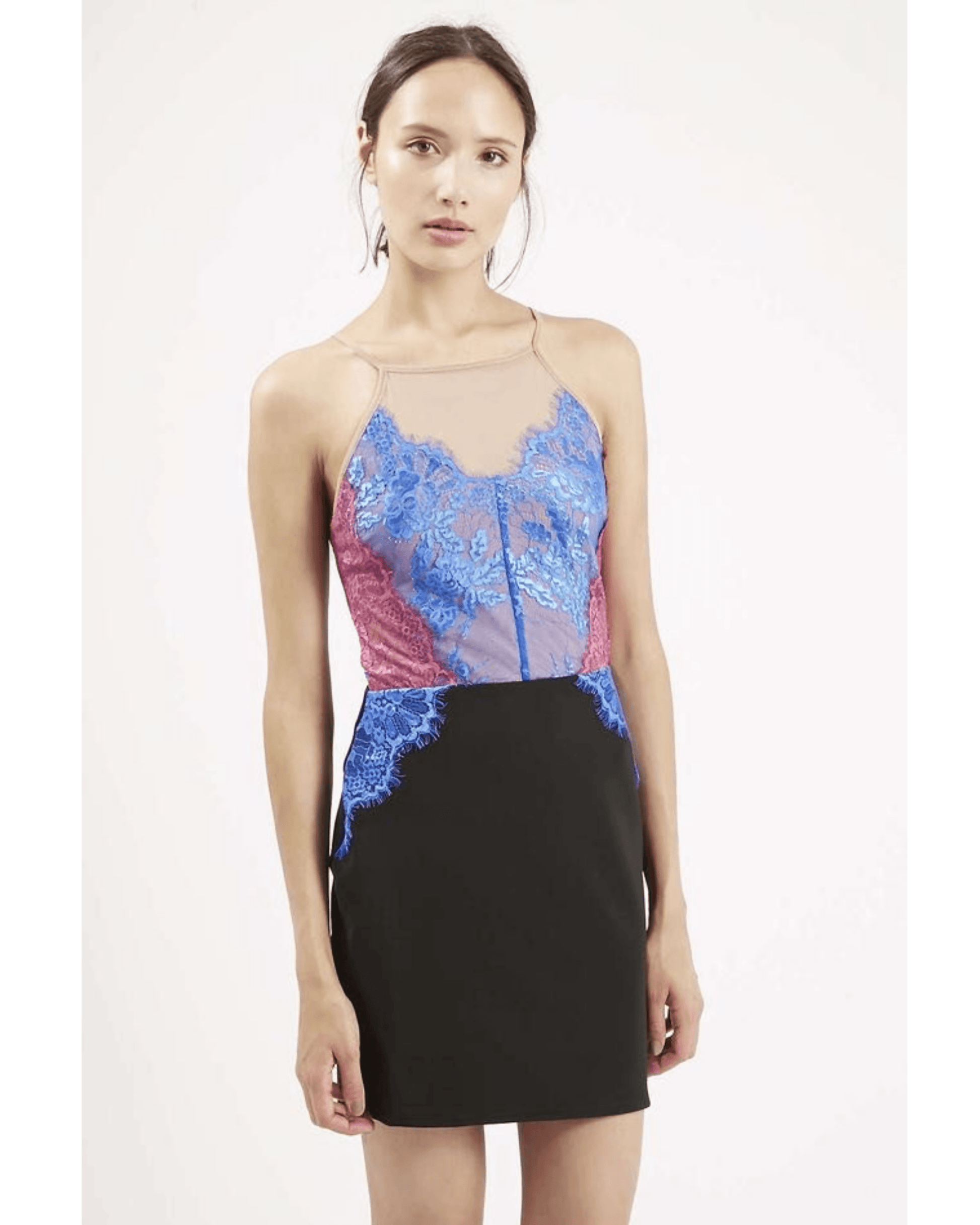 Endless Shop Lace Detailed Mesh Overlay Bodycon Skirt Mini Dress by Topshop UAE s Top Resale Rental Platform