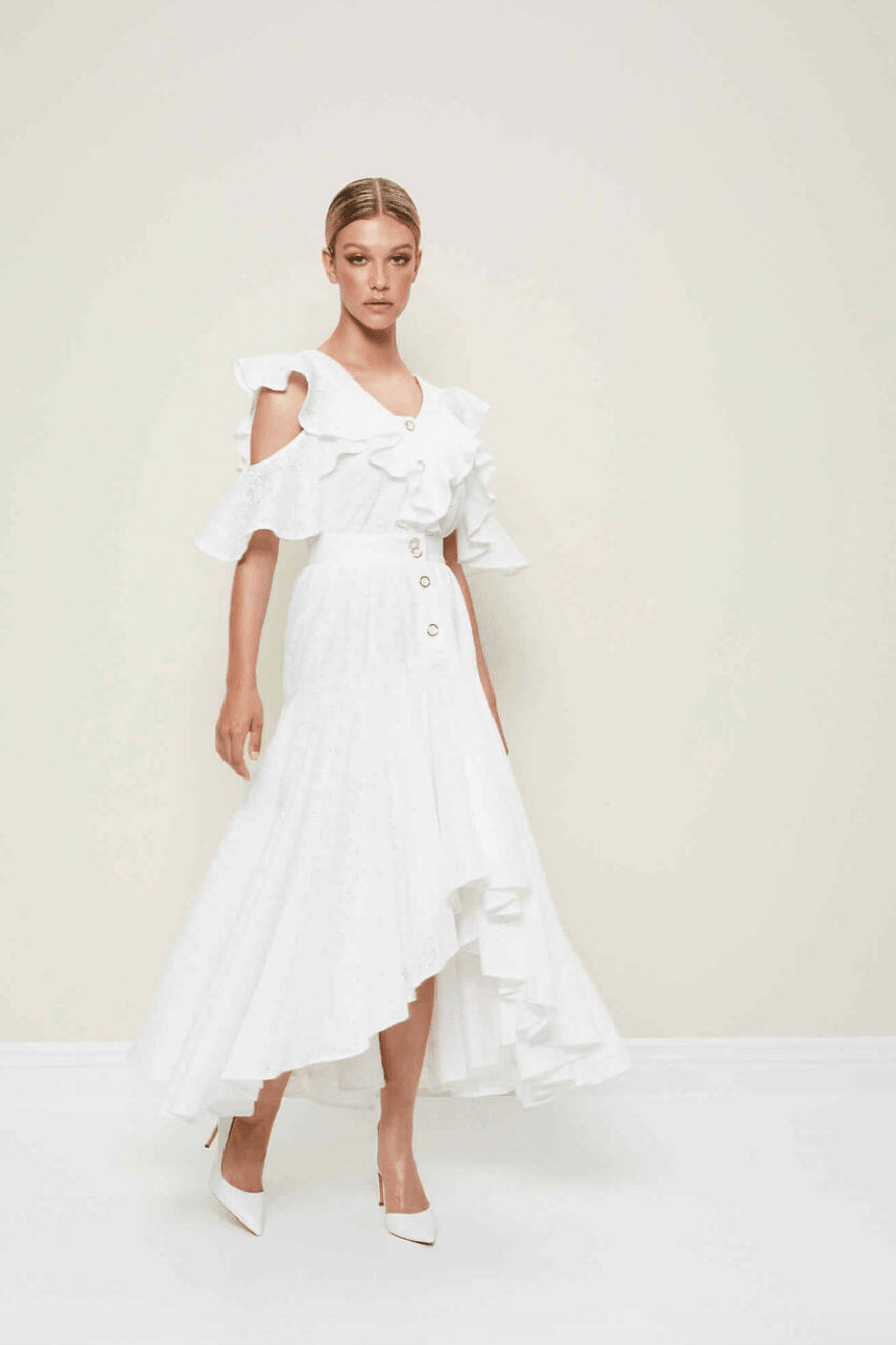 Lace Midi Dress - Endless - UAE Rental and Resale for Women's Fashion