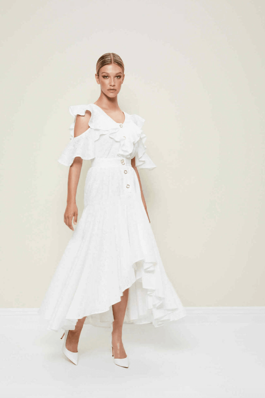 Lace Midi Dress - Endless - UAE Rental and Resale for Women's Fashion