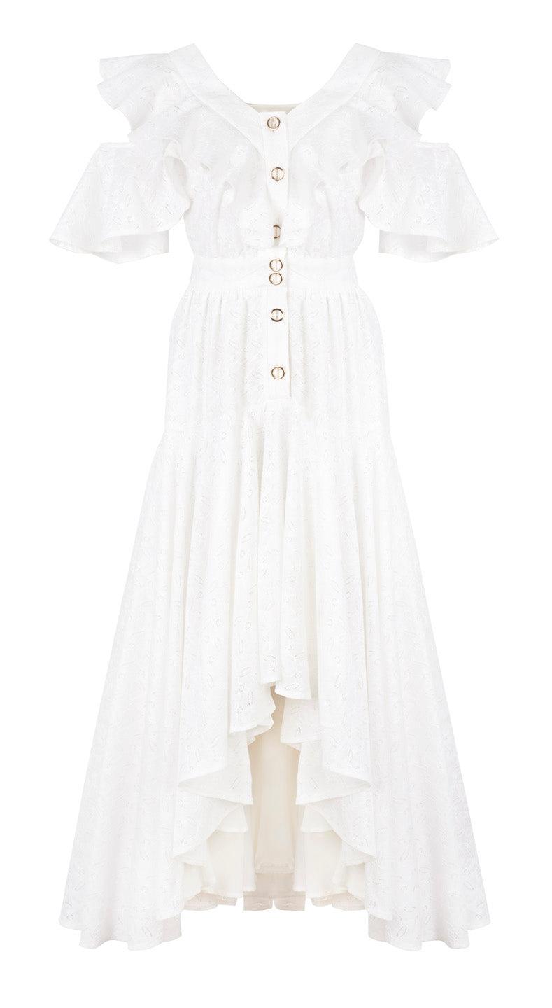 Lace Midi Dress - Endless - UAE Rental and Resale for Women's Fashion