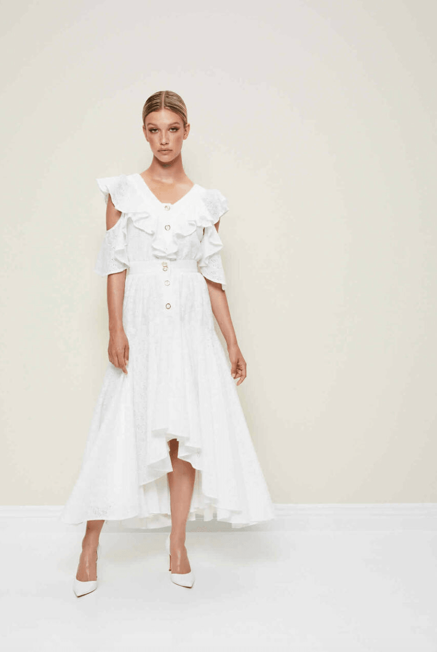 Lace Midi Dress - Endless - UAE Rental and Resale for Women's Fashion