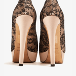 Lace Peep-toe Platform Pumps - Endless - UAE Rental and Resale for Women's Fashion