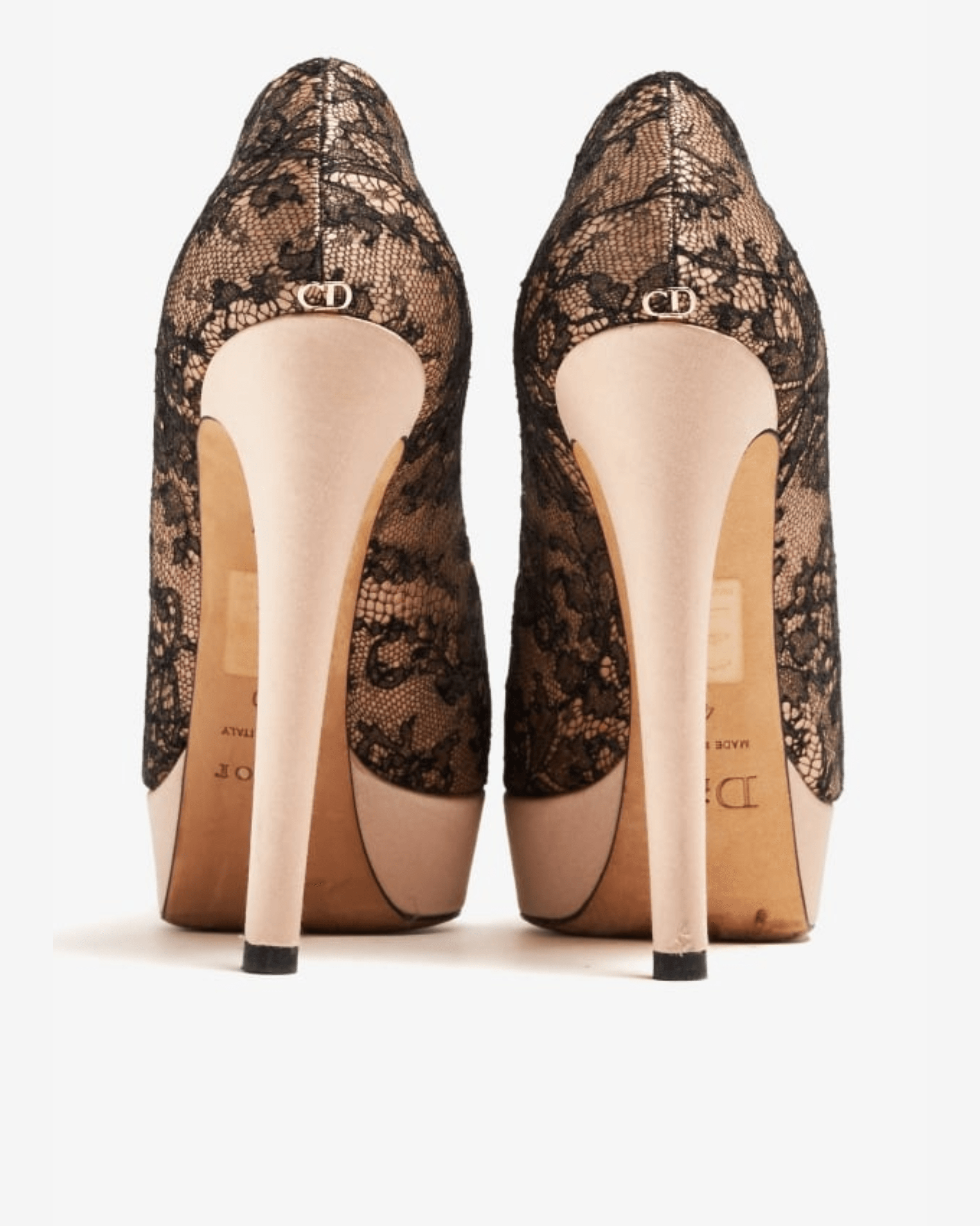 Lace Peep-toe Platform Pumps - Endless - UAE Rental and Resale for Women's Fashion