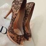 Lace Peep-toe Platform Pumps - Endless - UAE Rental and Resale for Women's Fashion