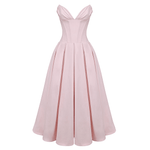 Lady Ballerina Pink Strapless Midi Dress - Endless - UAE Rental and Resale for Women's Fashion