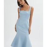 Lainey Structured Satin Midi Slip Dress - Endless - UAE Rental and Resale for Women's Fashion