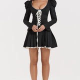 Larisa Pleated Mini Dress