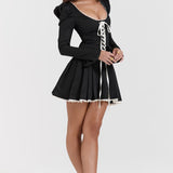 Larisa Pleated Mini Dress