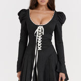 Larisa Pleated Mini Dress