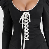 Larisa Pleated Mini Dress