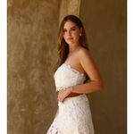 Laser Cut Floral Crop Top - Endless - UAE Rental and Resale for Women's Fashion