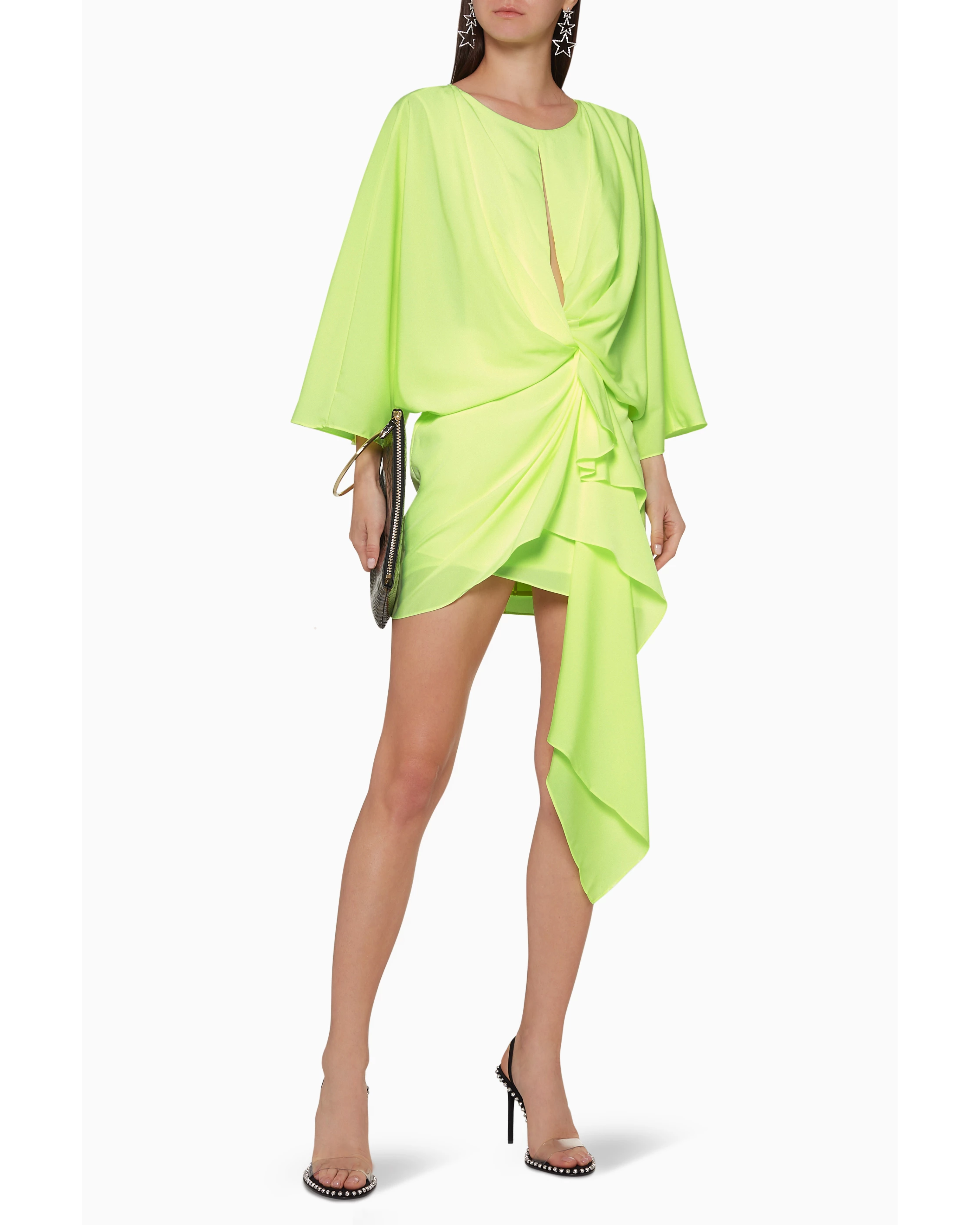 Laurel Knot Detail Mini Dress - Endless - UAE Rental and Resale for Women's Fashion