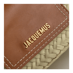 Le Petit Panier Soli Leather-Trimmed Raffia - Endless - UAE Rental and Resale for Women's Fashion